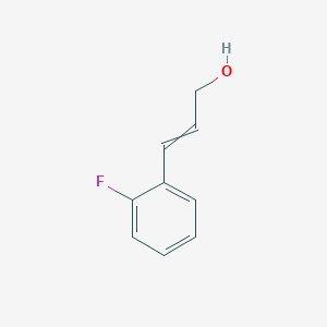 molecular formula C9H9FO B12448329 3-(2-Fluoro-phenyl)-prop-2-en-1-ol 