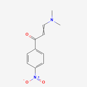 molecular formula C11H12N2O3 B12448393 (2E)-3-(Dimethylamino)-1-(4-nitrophenyl)-2-propen-1-one 