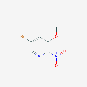 molecular formula C6H5BrN2O3 B124484 5-Bromo-3-methoxy-2-nitropyridine CAS No. 152684-26-9