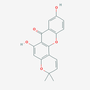 molecular formula C18H14O5 B1244841 Nigrolineaxanthone F 