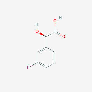 molecular formula C8H7FO3 B12448455 (2R)-2-(3-fluorophenyl)-2-hydroxyacetic acid 