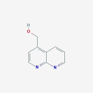 molecular formula C9H8N2O B12448557 1,8-Naphthyridine-4-ylmethanol 