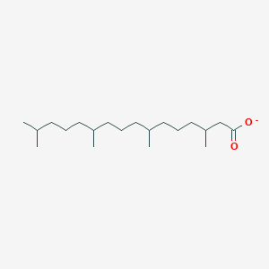 molecular formula C20H39O2- B1244857 Phytanate 