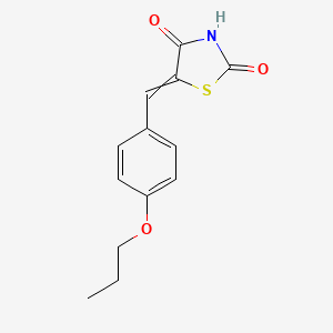 molecular formula C13H13NO3S B12448581 PIM1/2 Kinase Inhibitor VI 