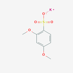 molecular formula C8H9KO5S B12448651 (2,4-Dimethoxyphenyl)sulfonyloxypotassium 