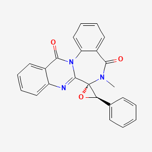 molecular formula C24H17N3O3 B1244878 Benzomalvin C 