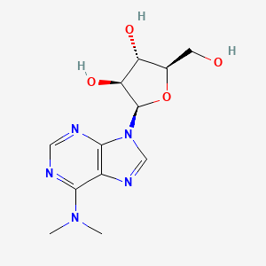 (2R,3S,4S,5R)-2-(6-(Dimethylamino)-9H-purin-9-yl)-5-(hydroxymethyl)tetrahydrofuran-3,4-diol