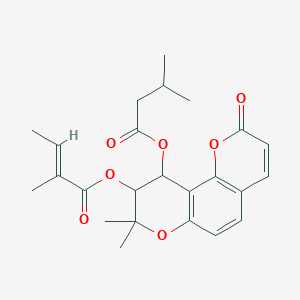 molecular formula C24H28O7 B1244887 Praeruptorin C 