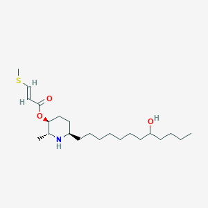molecular formula C22H41NO3S B1244897 Uoamine A 