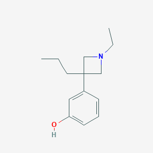 Phenol, 3-(1-ethyl-3-propyl-3-azetidinyl)-