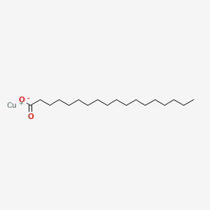 molecular formula C18H35CuO2 B12449001 Copper(1+) stearate CAS No. 20563-00-2