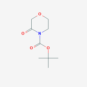 molecular formula C9H15NO4 B124491 Tert-butyl 3-oxomorpholine-4-carboxylate CAS No. 142929-48-4
