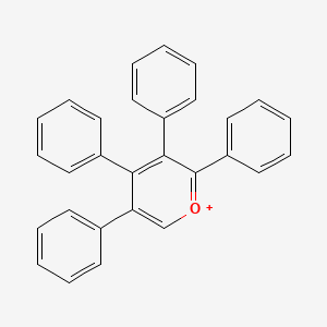 molecular formula C29H21O+ B1244910 2,3,4,5-Tetraphenylpyrylium 
