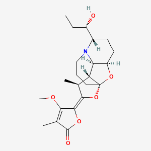 molecular formula C22H31NO6 B1244912 Stemocurtisinol 