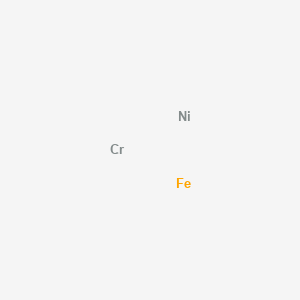 molecular formula CrFeNi B1244922 Chromium;iron;nickel CAS No. 8049-16-9