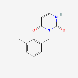 molecular formula C13H14N2O2 B1244923 3-(3,5-Dimethylbenzyl)uracil 