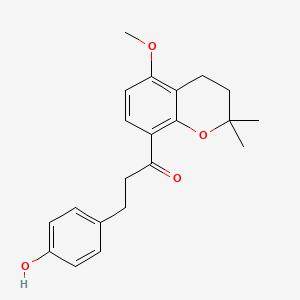 molecular formula C21H24O4 B1244924 deoxydihydroxanthoangelol H 