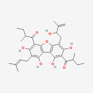 molecular formula C32H40O8 B1244928 Achyrofuran 