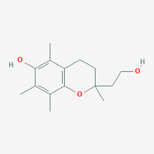 molecular formula C15H22O3 B1244931 2-(6-Hydroxy-2,5,7,8-tetramethylchroman-2-yl)ethanol CAS No. 79907-48-5