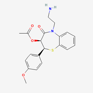 molecular formula C20H22N2O4S B1244937 N,N-Didesmethyldiltiazem 