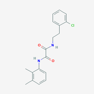 molecular formula C18H19ClN2O2 B12449378 N-[2-(2-chlorophenyl)ethyl]-N'-(2,3-dimethylphenyl)ethanediamide 