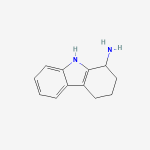 molecular formula C12H14N2 B1244938 2,3,4,9-tetrahydro-1H-carbazol-1-amine CAS No. 118498-95-6
