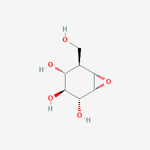 molecular formula C7H12O5 B1244939 1,6-epi-Cyclophellitol 