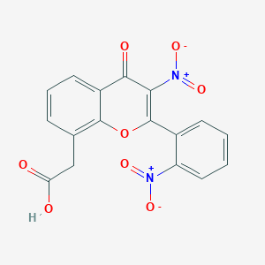 molecular formula C17H10N2O8 B1244941 Aminopeptidase N Inhibitor CAS No. 596108-59-7