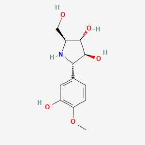 molecular formula C12H17NO5 B1244943 Radicamine A 