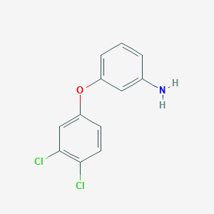 molecular formula C12H9Cl2NO B12449493 3-(3,4-Dichlorophenoxy)aniline CAS No. 887580-74-7