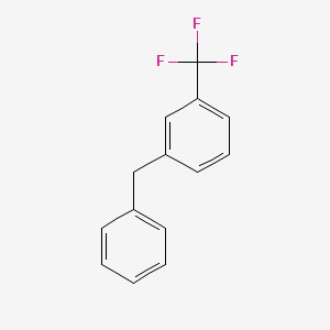molecular formula C14H11F3 B12449526 1-Benzyl-3-(trifluoromethyl)benzene CAS No. 75198-32-2