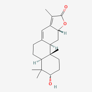 molecular formula C20H28O3 B1244954 helioscopinolide B 