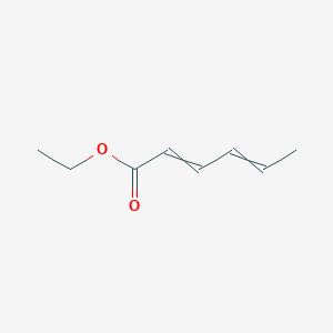 molecular formula C8H12O2 B12449574 Ethyl hexadienoate 