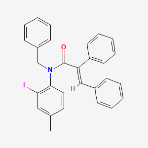 N-(2-Iodo-4-methylphenyl)-N-benzyl-alpha-phenylcinnamamide