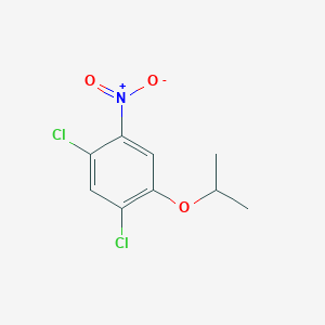 molecular formula C9H9Cl2NO3 B124499 1,5-Dichloro-2-(1-methylethoxy)-4-nitrobenzene CAS No. 41200-97-9
