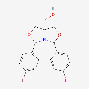 molecular formula C18H17F2NO3 B1244992 meso-GS 164 