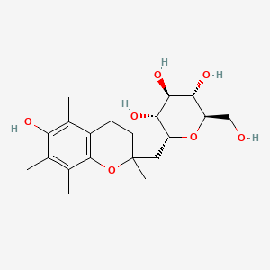 molecular formula C20H30O7 B1244994 Tetramethylchromanol glucoside CAS No. 1050517-23-1