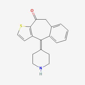 molecular formula C18H17NOS B1244999 Norketotifen CAS No. 34580-20-6