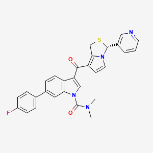 molecular formula C29H23FN4O2S B1245004 A-85783 CAS No. 161395-33-1