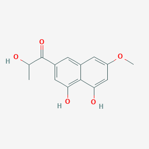 molecular formula C14H14O5 B1245007 Chaetoatrosin A 
