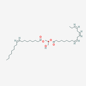 molecular formula C39H68O5 B1245010 1-(9Z-octadecenoyl)-2-(9Z,12Z,15Z-octadecatrienoyl)-sn-glycerol 