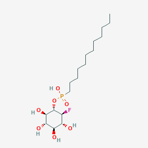 dodecyl-[(1S,2S,3R,4S,5S,6R)-2-fluoro-3,4,5,6-tetrahydroxycyclohexyl]oxyphosphinic acid