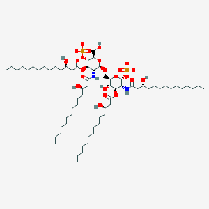 molecular formula C68H126N2O23P2-4 B1245049 lipid IVA(4-) 