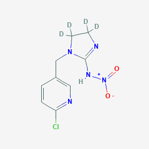 molecular formula C9H10ClN5O2 B124505 Imidacloprid-d4 CAS No. 1015855-75-0