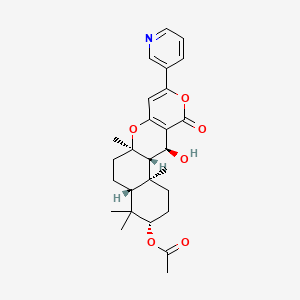 molecular formula C27H33NO6 B1245053 Geri-BP-001A 