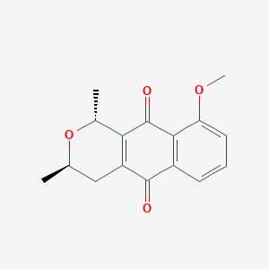molecular formula C16H16O4 B1245054 (-)-Isoeleutherin CAS No. 478-37-5