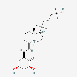 (1R,3S,5Z)-5-[(2E)-2-[(1R,3aS,7aR)-1-(6-hydroxy-2,6-dimethylheptan-2-yl)-7a-methyl-2,3,3a,5,6,7-hexahydro-1H-inden-4-ylidene]ethylidene]-4-methylidenecyclohexane-1,3-diol