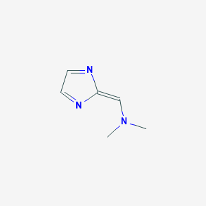 molecular formula C6H9N3 B1245066 6-Dimethylamino-2,5-diazafulvene 