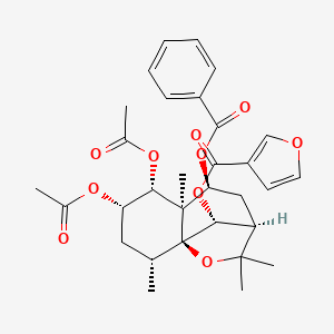 molecular formula C31H36O10 B1245070 Orbiculin E 