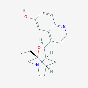 4-[(3R,5S,6R,8S)-3-ethyl-4-oxa-1-azatricyclo[4.4.0.03,8]decan-5-yl]quinolin-6-ol